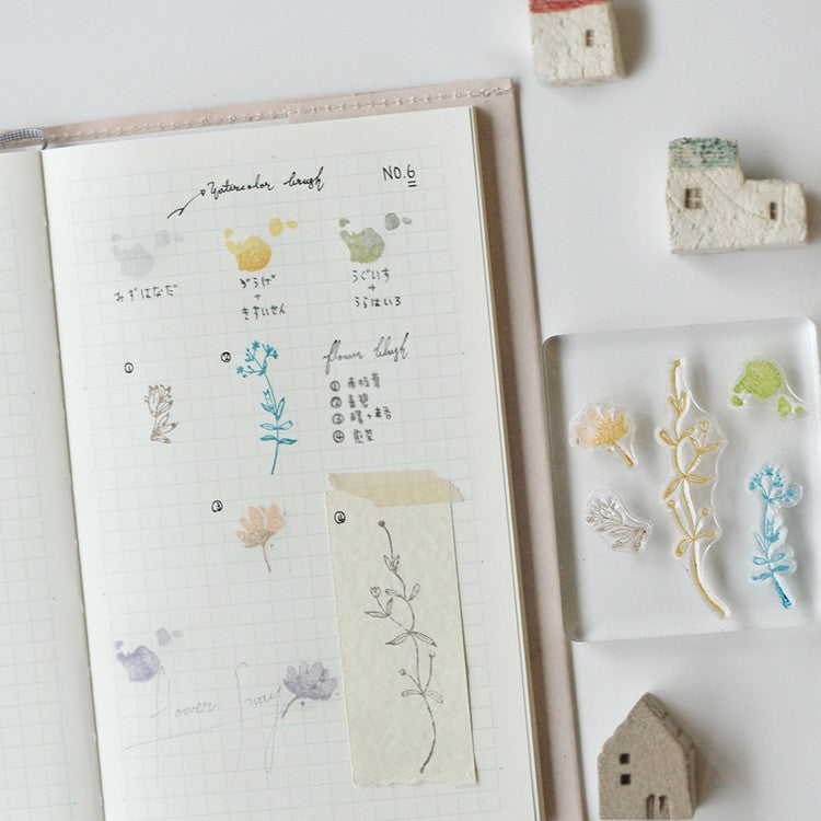 Zestaw stempli silikonowych Icon | Wiosna