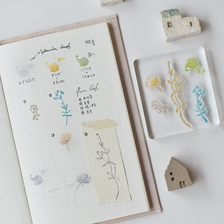 Zestaw stempli silikonowych Icon | Wiosna