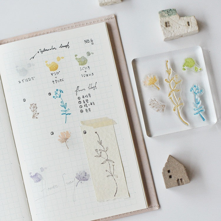 Zestaw stempli silikonowych Icon | Wiosna