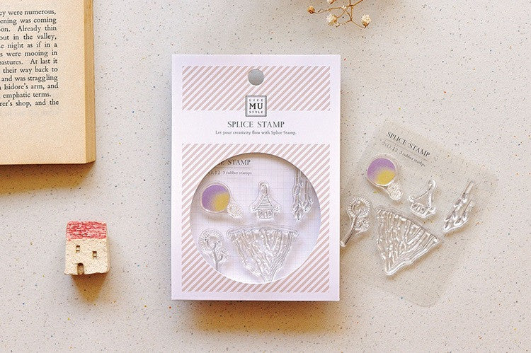 Zestaw stempli silikonowych Icon | Magiczna wyspa