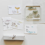 Zestaw stempli silikonowych Icon | Las za mgłą