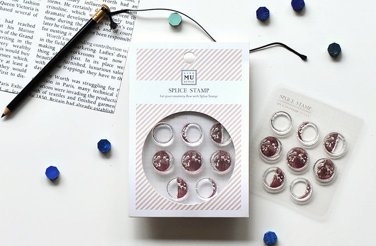 Zestaw stempli silikonowych Icon | Fazy Księżyca