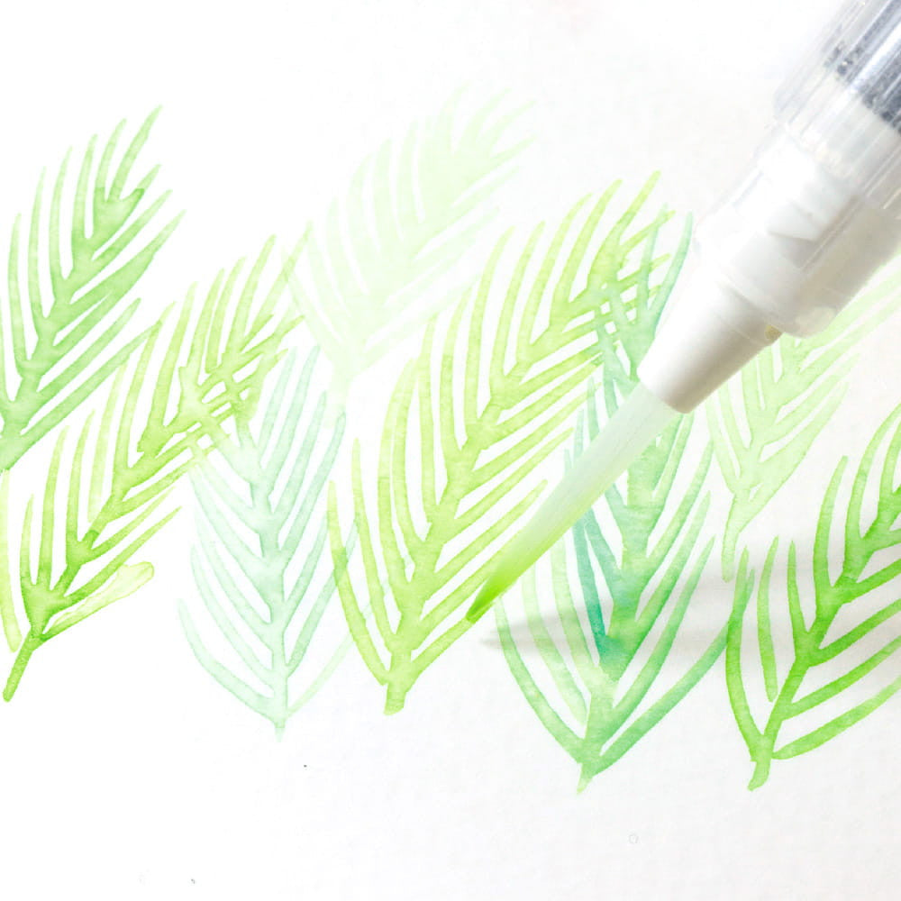 Pędzel wodny Kuretake Zig Brush H2O Menso | Large Tip