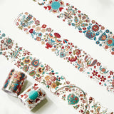 Taśma Washi | Kwiatowa mozaika