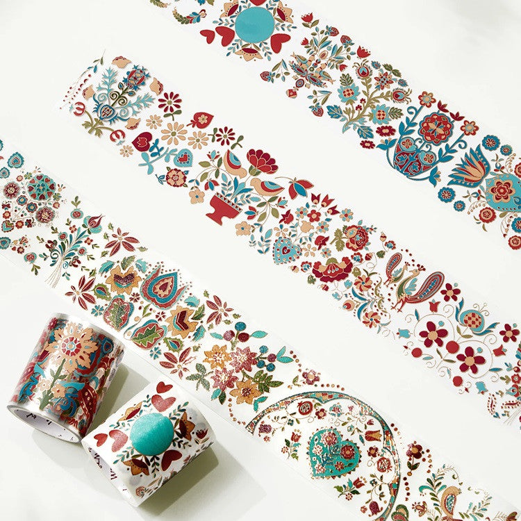 Taśma Washi | Kwiatowa mozaika