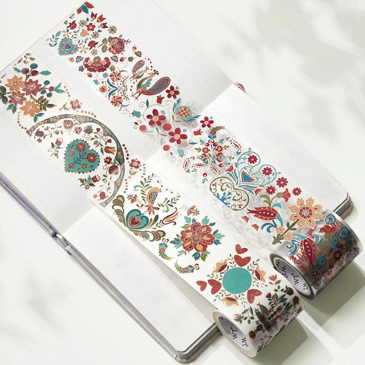 Taśma Washi | Kwiatowa mozaika