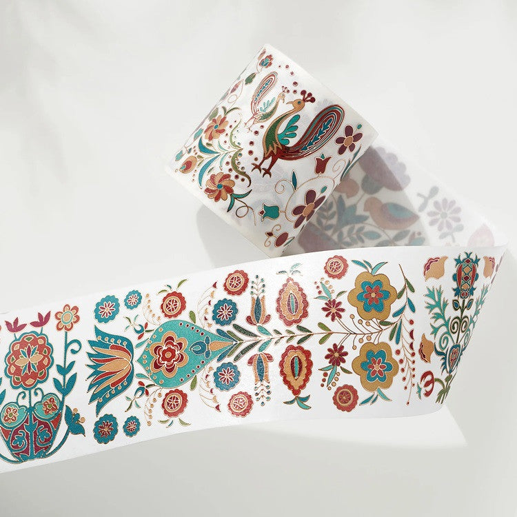 Taśma Washi | Kwiatowa mozaika