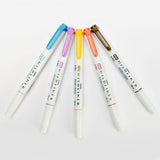 Zestaw zakreślaczy MILDLINER z podwójną końcówką Zebra 5 szt. | Warm