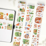 Zestaw naklejek w Taśmie Washi | Czerwony Kapturek