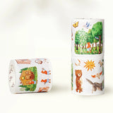 Zestaw naklejek w Taśmie Washi | Czerwony Kapturek