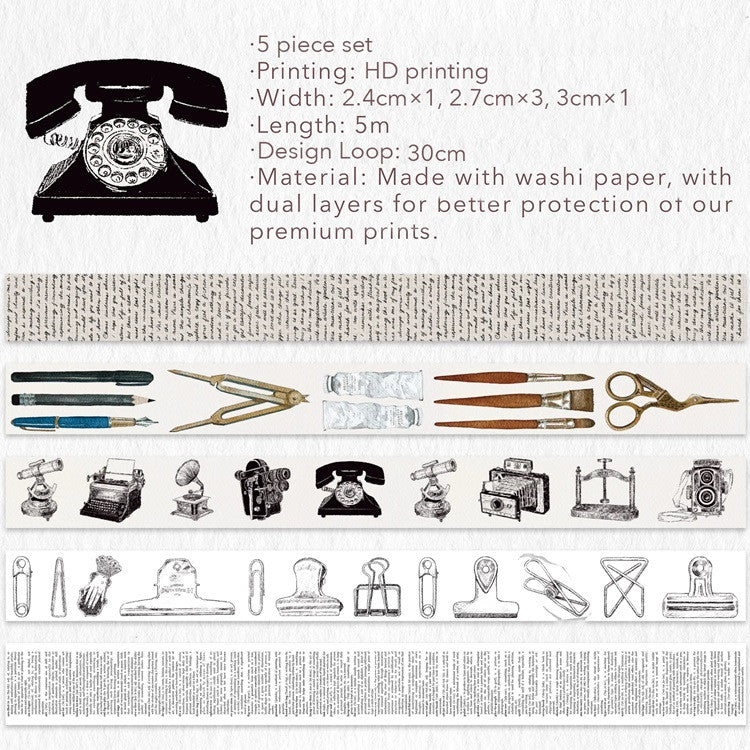 Zestaw taśm Washi | Happy Journaling