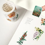 Zestaw naklejek w taśmie Washi | Wiosenna oaza