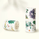 Zestaw naklejek w taśmie Washi | Wiosenna oaza