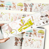 Taśma Washi Pre-Cut | Leśne zwierzęta