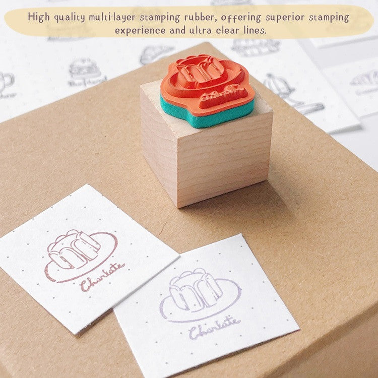 Zestaw pieczątek | Paryska kawiarnia