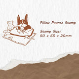 Pieczątka | Rozrabiający szczeniak