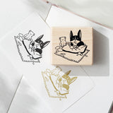 Pieczątka | Rozrabiający szczeniak