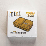 Zestaw akwareli w półkostkach Mini Urban Sketchers 8 kolorów | Złoty