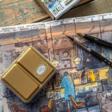 Zestaw akwareli w półkostkach Mini Urban Sketchers 8 kolorów | Niebieski