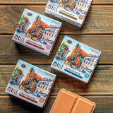 Zestaw akwareli w półkostkach Mini Urban Sketchers 8 kolorów | Różowy