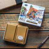 Zestaw akwareli w półkostkach Mini Urban Sketchers 8 kolorów | Różowy