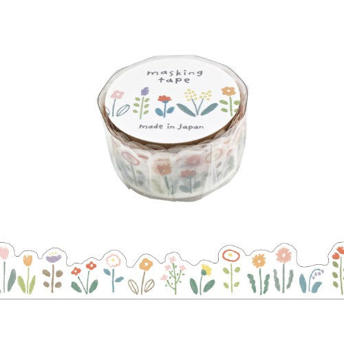 Taśma dekoracyjna Washi Die-cut | Kwiaty