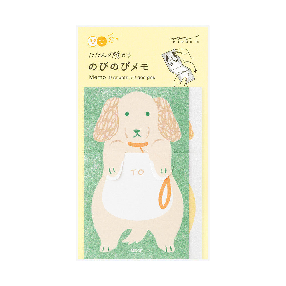 Midori Folded Notes | Dog – Escribo