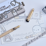 Pióro wieczne Esterbrook x TheCoffeeMonsterzCo Estie | Coffee Edition Gold Trim | Edycja Limitowana