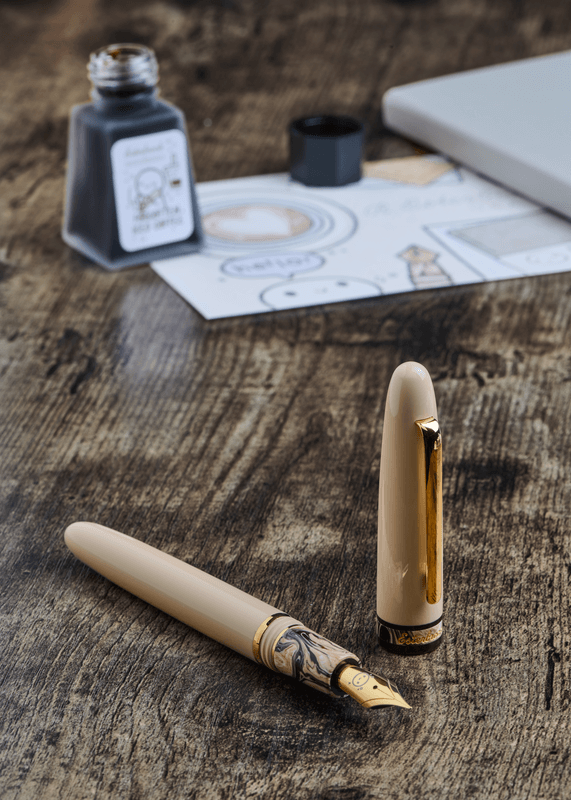 Pióro wieczne Esterbrook x TheCoffeeMonsterzCo Estie | Coffee Edition Gold Trim | Edycja Limitowana