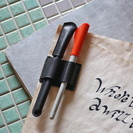 Skórzany uchwyt na długopisy The Superior Labor | Naturalny