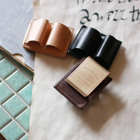 Skórzany uchwyt na długopisy The Superior Labor | Czarny