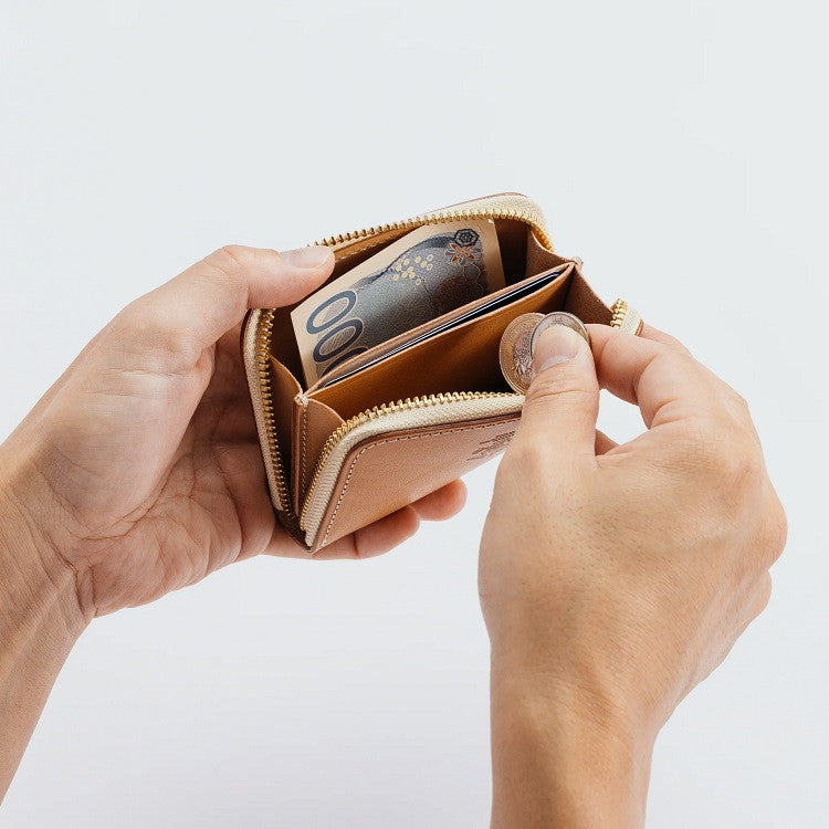 Skórzany mini portfel The Superior Labor | Czarny