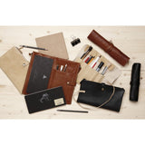 Skórzane Etui na Szkicownik Flying Spirit | Czarne