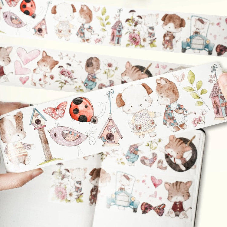 Taśma Washi Pre-Cut | Przyjaźń