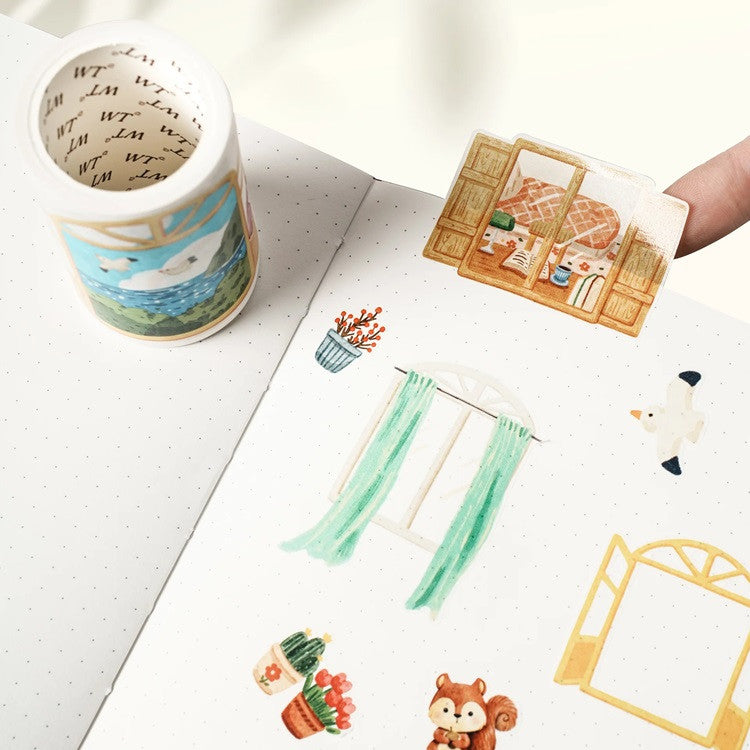 Taśma Washi Pre-Cut | Malowane okna