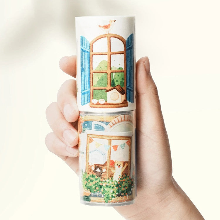 Taśma Washi Pre-Cut | Malowane okna
