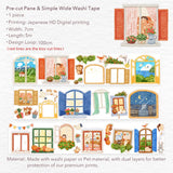 Taśma Washi Pre-Cut | Malowane okna