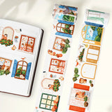 Taśma Washi Pre-Cut | Malowane okna