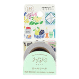 Yuru Log Stickers on a roll | Assorted