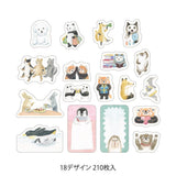 Yuru Log stickers on a roll | Animals