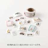 Yuru Log stickers on a roll | Animals