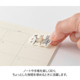 Yuru Log stickers on a roll | Animals