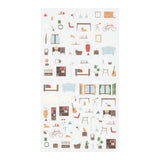 Midori Stickers | Apartment interior