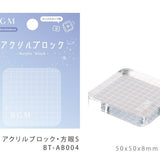 Bloczek akrylowy do stempli z siatką