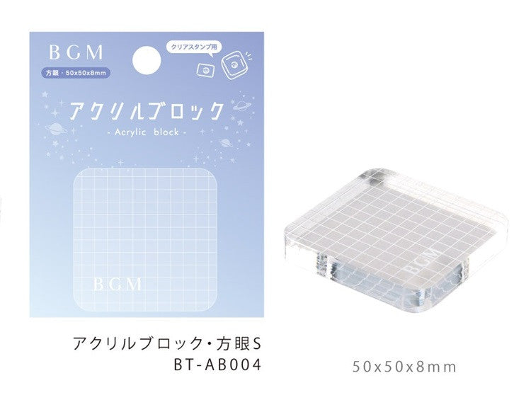 Bloczek akrylowy do stempli z siatką
