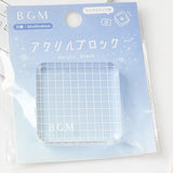 Bloczek akrylowy do stempli z siatką