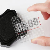 Bloczek akrylowy do stempli z siatką