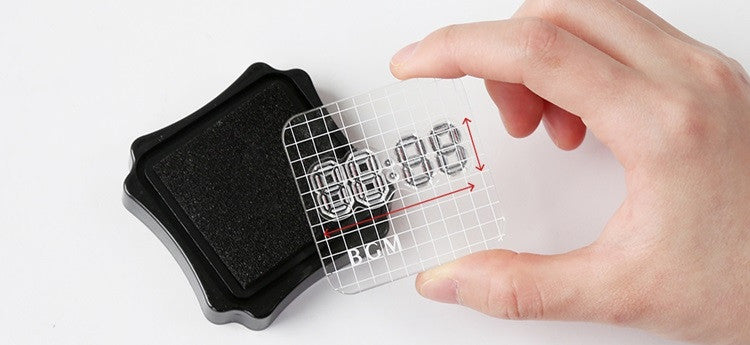 Bloczek akrylowy do stempli z siatką