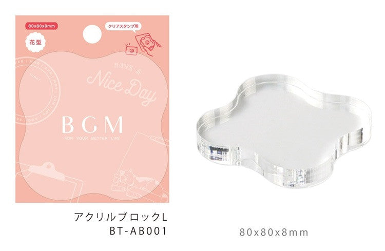 Bloczek akrylowy do stempli L