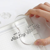 Bloczek akrylowy do stempli L